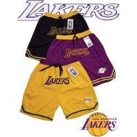 2023 newf &amp; F ใหม่ Dri-FIT Basketball Lakers พิมพ์สั้น (ฟรีไซส์)