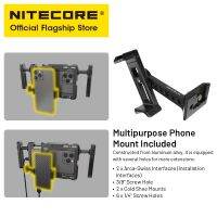 NITECORE อุปกรณ์ประกอบวิดีโอวิดีโอสมาร์ทโฟน NCR10,การบันทึกเครื่องกันสั่นแบบมือถือฟิล์มไมโครถ่ายทอดสดการถ่ายวิดีโอสั้นขาตั้งกล้องกลางแจ้งโดยเฉพาะ