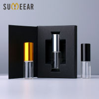 50 PCSLot 3ml Essential Oil Bottle With perfume box Roller Ball sample bottle Glass Roll On Durable Cosmetic Containers