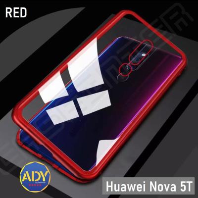 ❌รับประกันสินค้า❌ Case Huawei Nova 5T เคสหัวเหว่ย เคสหัวเว่ย เคส Huawei Nova5T สินค้าพร้อมจัดส่ง เคสแม่เหล็ก เคสประกบ360 Magnetic Case 360 degree เคสมือถือ เคสกันกระแทก รุ่นใหม่ แม่เหล็ก ประกบ หน้า-หลัง สินค้าใหม่