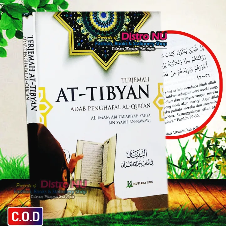 Terjemah At Tibyan Adab Penghafal Al Quran Kitab Tibyan Fi Adabi