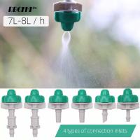 RBCFHI 15PCS 7-8L /h Fogger Nozzles Micro Spray Garden Cooling Watering Irrigation Sprinkler Head Fine Sprayer Jet Landscaping Watering Systems  Garde