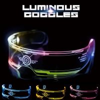 Christmas Colorful Luminous Glasses Cool Music Bar Valentine 39;s Day Party Decoration LED Goggles Festival Performance Props