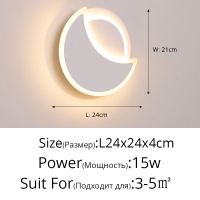 New Modern Minimalist LED Wall Lamps For Living Room Bedside Bedroom Corridor Stairwell Mirror Lights Indoor Warm Home Lighting