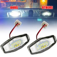 18LED License Number Plate Light Tag Lamp For Honda Civic Accord Sedan Odyssey Pilot Acura MDX TSX TL ILX RDX RL 2Pcs White