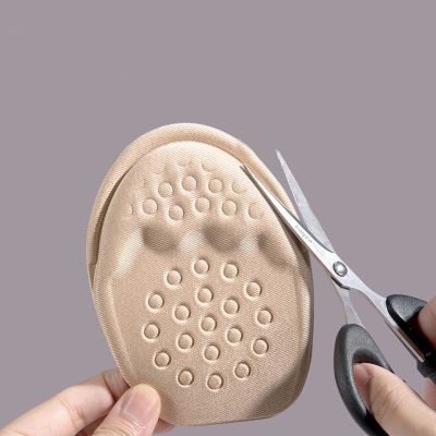1คู่เท้า Insoles สำหรับรองเท้าป้องกันการลื่นไถลแผ่นเท้าด้านหน้าสวมทนรองเท้าแทรกเบาะ
