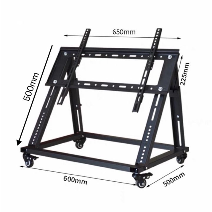 ขาตั้งทีวีตั้งพื้น-แบบต่ำ-รองรับ32-70-ys-600-ขาตั้งทีวีห้องประชุม-ขาตั้งทีวีล้อเลื่อน
