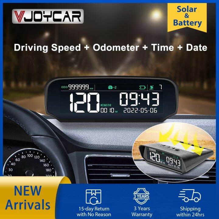VJOYCAR S100 2022 Latest SolarPowered GPS Gauge Wireless HUD Display