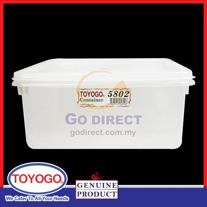 TOYOGO 5L Food Storage Container Food Grade Microwave Freezer Food Box ...