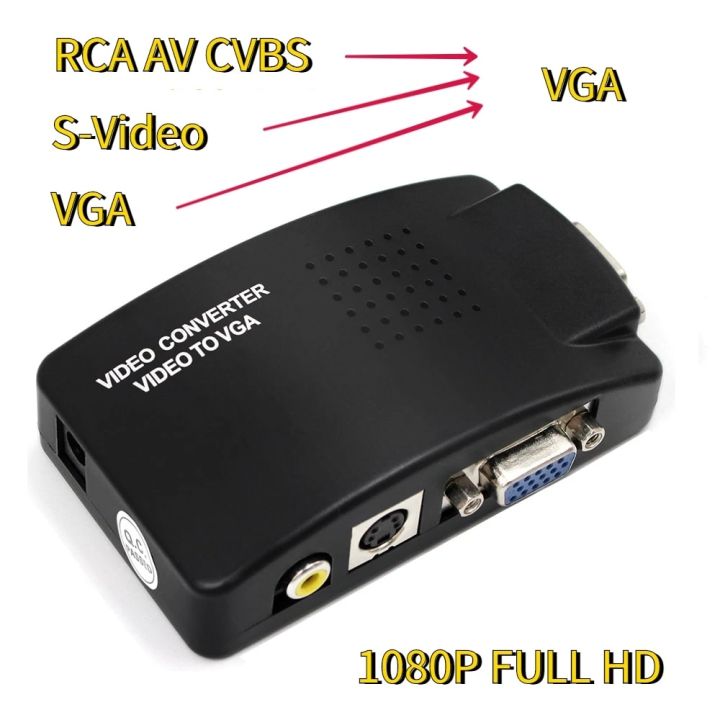 ตัวแปลงวิดีโอ-rca-แบบ-s-คอมโพสิตวิดีโอ-av2vga-ตัวกล่องจูนเอวีอาร์ซีเอ-cvbs-เป็น-vga-video-converter-สำหรับการแปลงพีซี-hdtv