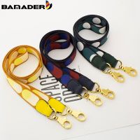 Bag Strap BAMADER Canvas Webbing Bag Strap Width 2.4cm DIY Fashion Wide Shoulder Belt Luxury Dot Decoration Woman Shoulder Strap