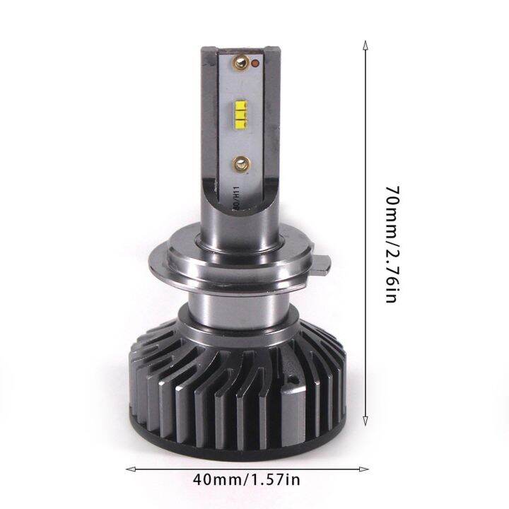 carcool-h7ไฟหน้ารถ35w-หลอดไฟ-led-4800lm-ไฟเลี้ยวที่สว่างมากไฟเบรคย้อนกลับ-ip68ไฟหน้า-led-กันน้ำ