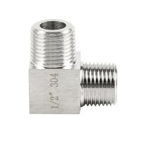 M8 M10 M12 M14 M16 M18 M20 Metric BSP Male Thread Stainless Steel Elbow High Pressure Pipe Fitting Connector Coupler Pipe Fittings Accessories