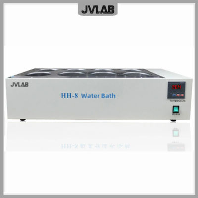 เทอร์โมน้ำอาบน้ำดิจิตอลน้ำอาบน้ำหม้อไอน้ำความร้อนอุณหภูมิคงที่ถังแปดหลุมความจุที่ HH-8 28L อุณหภูมิ RT-100(C)