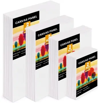 Canvas Panels 8X10 Inch 12-Pack,10 Oz Triple Primed Acid-Free 100