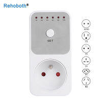 US EU UK 10Hr Countdown Timer Switch Socket Plug Inligent Time Setting Control Socket Electricity Power Metering Socket