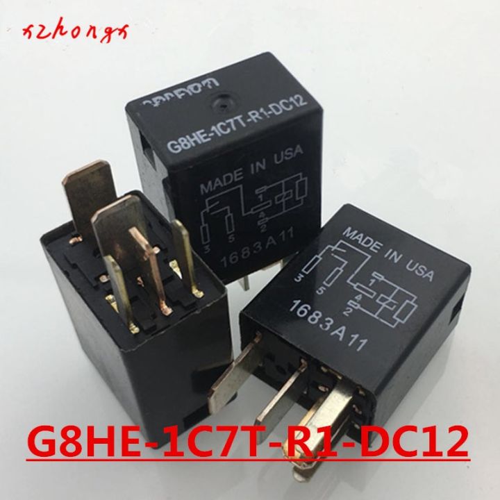 New Product Relay G8HE-1C7T-R1-DC12 G8HE-1C7T-R1-DC12V G8HE-1C7T-R1-12VDC G8HE1C7TR1DC12 12VDC DC12V 12 V 5PIN