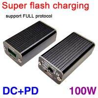 Original ZC828 Super Flash Fast charge adapter Car Charging Artifact PD DC to VOOC QC4 PD3 Full protocol F notebook DC PD POWER