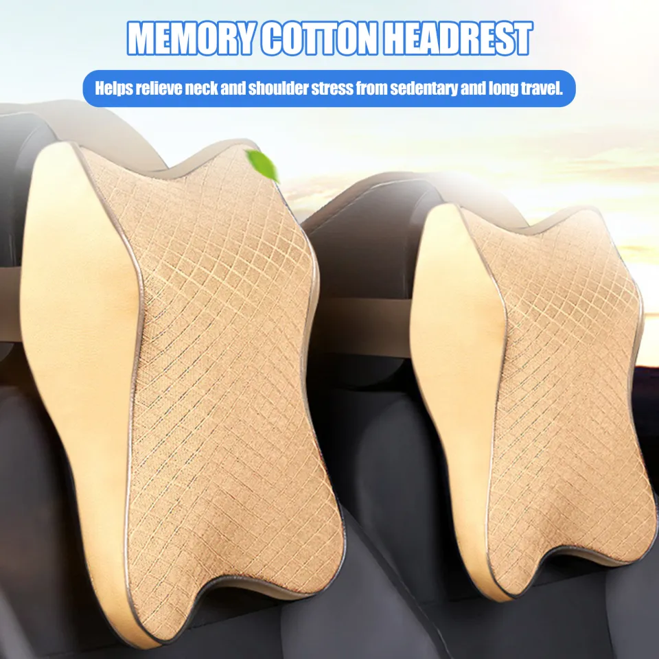 Car Headrest Pillow for Driver Seat Comfortable Memory Foam Car