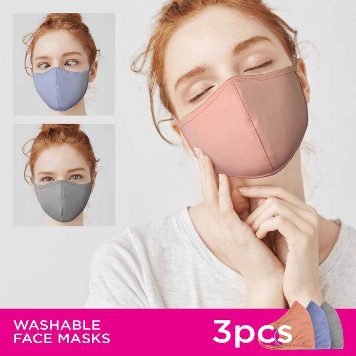 lazada washable face mask