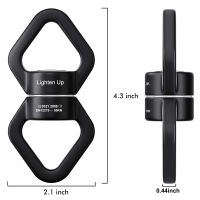 Outdoor Safety Rock Climbing Carabiner Universal Ring Aerial Yoga 360 Degree Rotational Connector Device Rope Swivel Connector