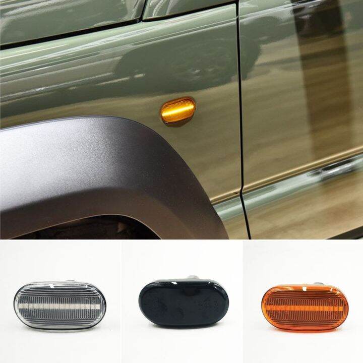 Faro Laterale Dinamico Per Fiat Panda, Punto, Doblo - Nero Fumé - Foto 5