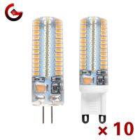 [HOT QQZIWWUJJWG 104] 10ชิ้น/ล็อต LED G4 G9 12V 220V AC DC 1W 2W 3W 4W 5W 6W เปลี่ยน40W 60W หลอดฮาโลเจน360มุมลำแสงโคมระย้า LED หลอดไฟโคมไฟหลอดไฟ