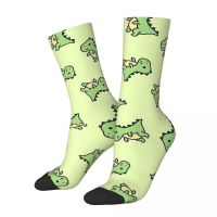 Harajuku T. Rex Dinosaurs Basketball Socks Polyester Middle Tube Socks for Women Men Non-slip Socks Tights