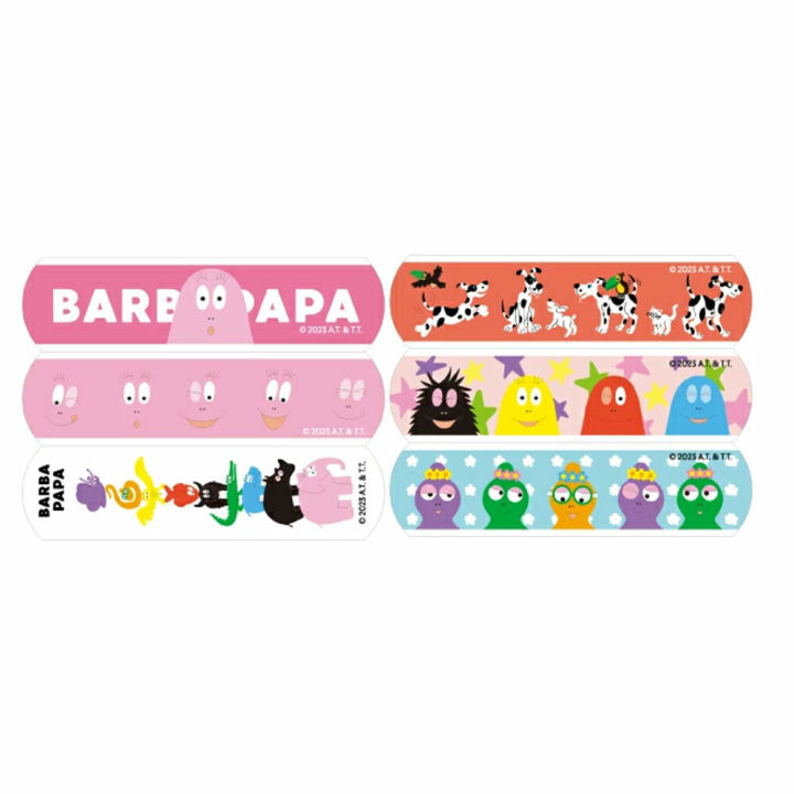 พลาสเตอร์ปิดแผล-made-in-japan-ลาย-sanrio-baby-shark-barbapapa-ของแท้จาก-นำเข้าจากญี่ปุ่น-พลาสเตอร์-ลายการ์ตูน