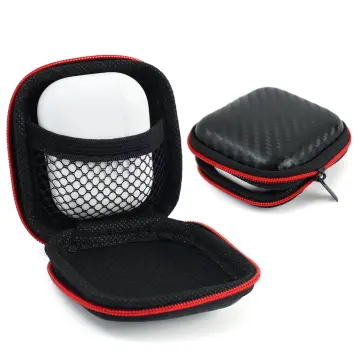 Mini Zipper Hard Headphone Case Portable Earbuds Pouch box