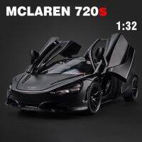 1:32 Mclaren 720S แมงมุมโมเดลรถโลหะผสมรถสปอร์ตรุ่นจำกัดโมเดลรถเหล็ก Children39รถของเล่นแบบชุดสะสม; S วันเกิด