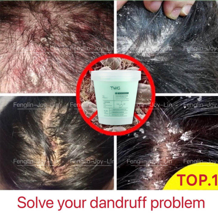 Dandruff Removing Sea Salt Hair Cream 250ml Scrub Hair Facial Mask Sea