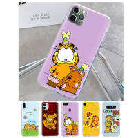 T-36 Cat Garfield โปร่งใส อ่อนนุ่ม ซิลิโคน TPU เคสโทรศัพท์ หรับ iPhone 13 14 G9 Moto 12 G8 Play Mini SE Power Max Plus Pro