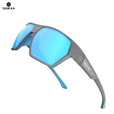 แว่นตาโพลาไรซ์ UV400แฟชั่นแบรนด์ Suukaa สำหรับผู้ชายและผู้หญิงแว่นตาตกปลากลางแจ้งแว่นกันลมเล่นกีฬาการตั้งแคมป์และ Kacamata Mendaki