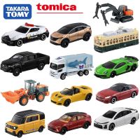 TAKARA Tomomy รถโลหะผสมรถคันเล็กจำลองโมเดลของเล่นเด็กรถ Lamborghini รถสปอร์ตวิศวกรรมยานยนต์ Tomica