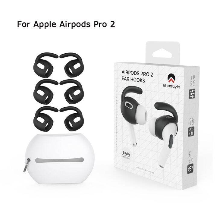 Ahastyle Pairs Ear Hooks For Airpods Pro Anti Slip Earbuds Covers