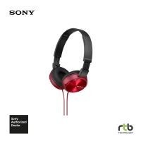 Sony MDR-ZX310AP หูฟังครอบหูมีสาย Balanced Sound Headphones with Mic หูฟังพร้อมไมค์ - Red