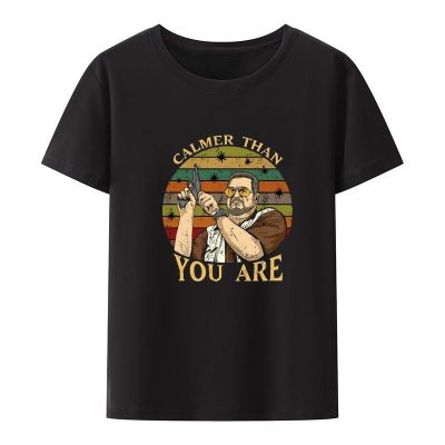 Funny Men T-Shirt Yeah Well You Know ThatS Just Like Your Opinion Man Vintage The Big Lebowski Short Sleeve Roupas Masculinas