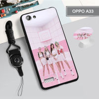 สำหรับ OPPO A33/NEO 7/A35 2015/F1/F1f/F1w/F1fw/A37/NEO 9/กระจก5/R1201/A52/A92ซิลิคอนนุ่มพร้อมแหวนและเชือก