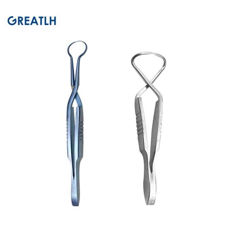 mcroscope-towel-pliers-titanium-alloy-stainless-steel-cloth-towel-clamp-micro-forceps-ophthalmic-instrument