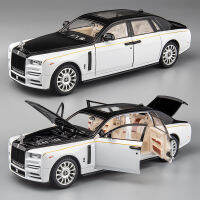 1:22 Rolls Royce ผีล้อแม็กรถยนต์รุ่น D Iecast และของเล่นยานพาหนะโลหะรถรุ่นเก็บจำลองแสงเสียงเด็กของขวัญ