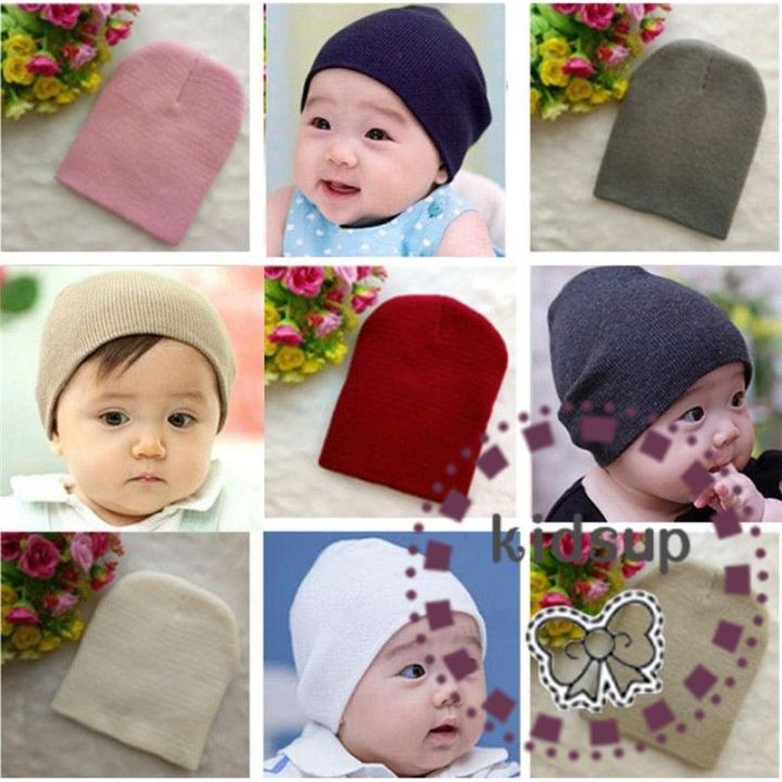 hsd-เด็กทารกวัยหัดเดินเด็กทารกเด็กชายหมวกฤดูหนาวที่อบอุ่นหมวกหมวกหมวกถักหมวกสกี