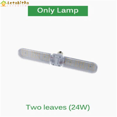 Letabitha Grow Led แบบพับได้,หลอดไฟ Led 24W 36W 48W E27สเปกตรัมเต็มสเปกตรัมหลอดไฟ Grow แสงปลูกสำหรับปลูกต้นไม้ในร่มต้นกล้าดอกไม้