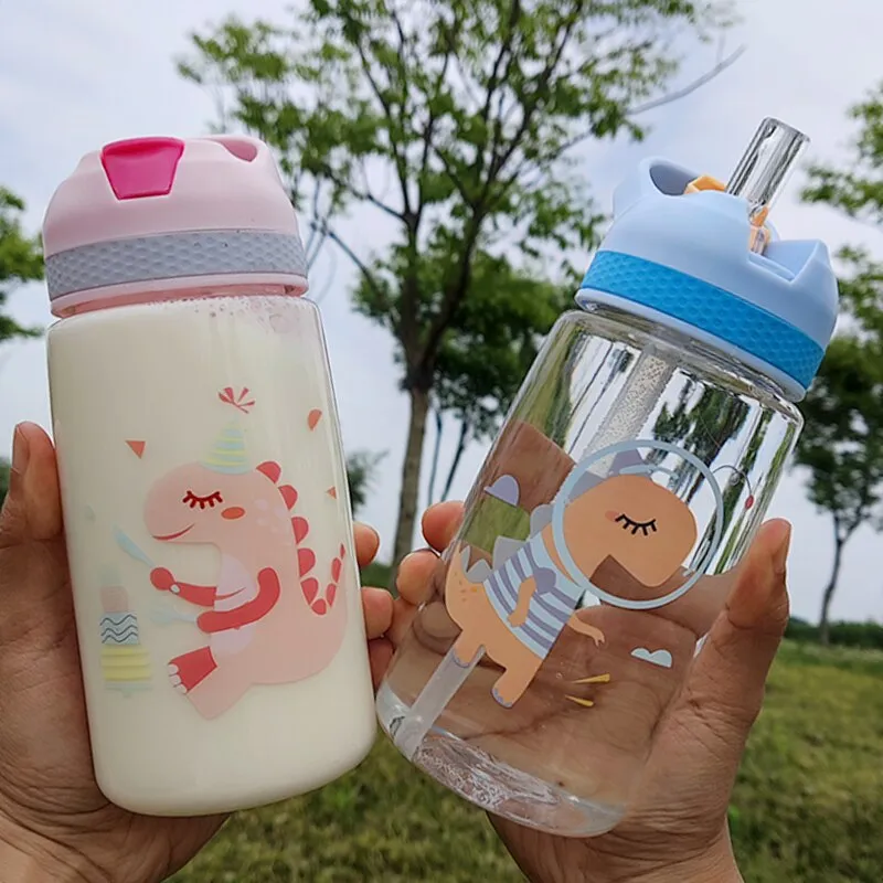 Kids Water Sippy Cup Creative Cartoon Baby Feeding Cups with
