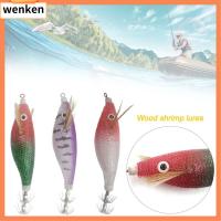 WENKEN 2PCS อุปกรณ์ตกปลาแท็กเกิล เหยื่อกุ้งไม้ อุปกรณ์จับยึด ตะกั่ว Sinker เหยื่อตกปลาเหยื่อตกปลา 2023 ตะขอระเบิดได้ เหยื่อล่อปลาหมึก เหมือนจริงเหมือนจริง