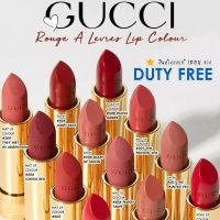 ลิปสติก Gucci แท้ ? ป้ายคิง รวมสี ป้ายคิง Rouge A Levres Mat Lip Colour 3.5g. MAT / SATIN / SHEER/ GLOW&amp;CARE ลิปกุชชี่ สินค้าของเเท้จาก King Power( สินค้าไม่มีถุงแบรนด์ )