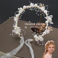 【Ready Stock】 ✗۩❈ C18 ?? Kids Flower Hair Band Hair garland Clip Girls Bridal Wedding Quality Pretty Beautiful Ribbon Cheers Cherish