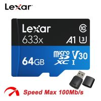 Lexar Micro SD 128GB 32GB,การ์ด512GB 256GB แฟลช U1 SD /Tf U3 4K V10 V30 MicroSD สำหรับ633X โทรศัพท์