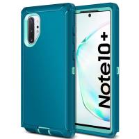 Samsung Note 10 Plus Case,Galaxy Note 10 + 5G CASE,ทนทานสามชั้นไฮบริดพลาสติกแข็งซิลิโคนอ่อนนุ่มหนัก shokproof เกราะป้องกัน Case สำหรับ Samsung Galaxy Note 10 Plus 2019