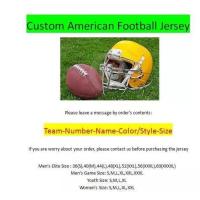 High quality olive clothing Custom American Football Jerseys